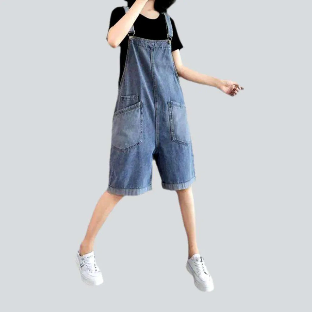 Vintage women's jean overall shorts Women's Comfortable Clothes For Weekends Women's Comfortable Clothes For Weekends