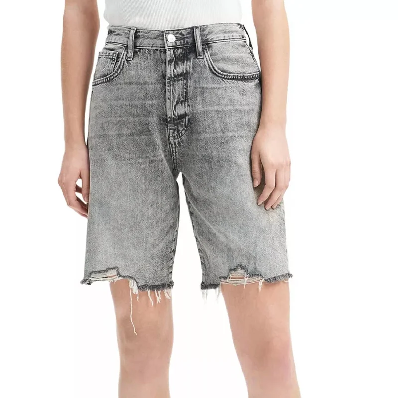 Easy James High Rise Cotton Shorts In Fern Gray Women's Casual Apparel Women's Casual Apparel