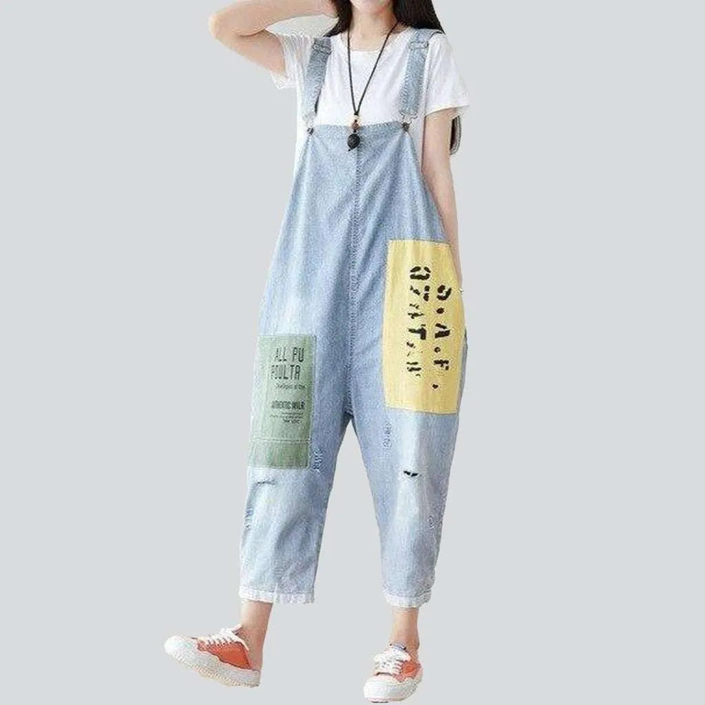 Loose denim dungaree for women Holiday Gift Guide Sale Holiday Gift Guide Sale