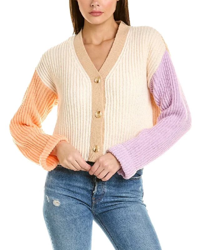 Isla Ciel Colorblock Cardigan Women's Evening Garments Women's Evening Garments