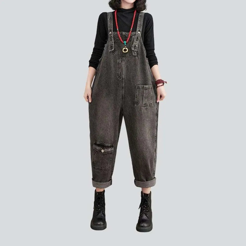 Vintage women's denim dungaree Fashionable Women's Clothing Fashionable Women's Clothing