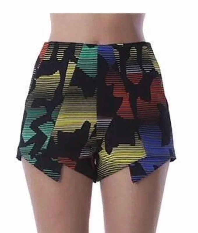 Women's Multi Shorts In Black Clearance Sale Clearance Sale