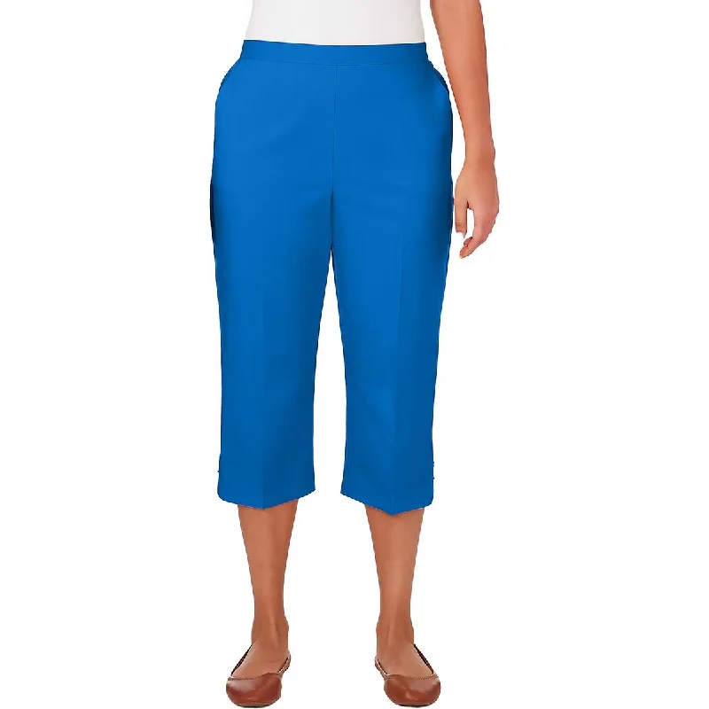 Neptune Beach Womens Pocket Cotton Stretch Capri Pants Clothing Sales Clothing Sales