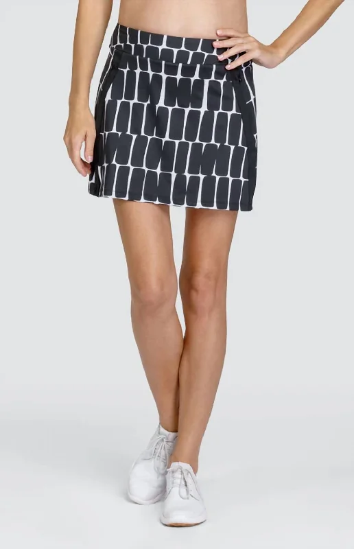 Women's Mckay 17" Skort In Checkered Geo Women's Professional Apparel Women's Professional Apparel