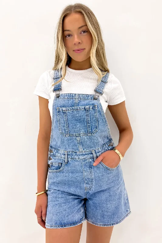 Madison Denim Overalls Light Blue Women's High-Fashion Apparel Women's High-Fashion Apparel