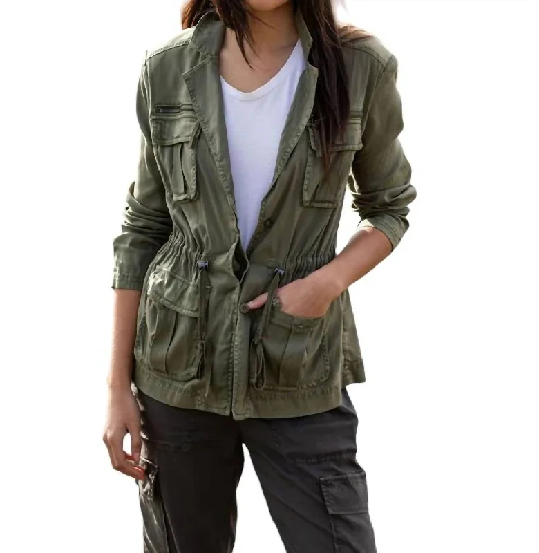 Nola Jacket In Olive Trendy Women's Apparel for All Seasons Trendy Women's Apparel for All Seasons