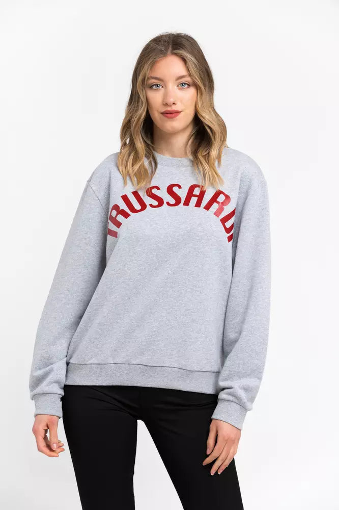 Trussardi  Cotton Women's Sweater Women's Work Outfit For The Office Women's Work Outfit For The Office