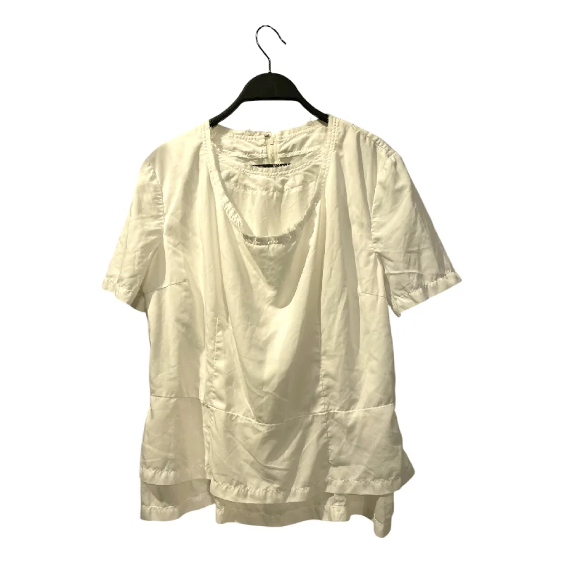 COMME des GARCONS/SS Blouse/M/White/Cotton/GE-B027 Sustainable Fashion  Sustainable Fashion 