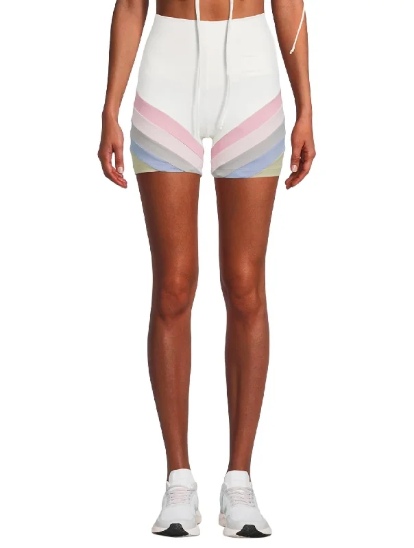 Rainbow Bike Short In Pastel Online Boutiques Best Online Boutiques Best