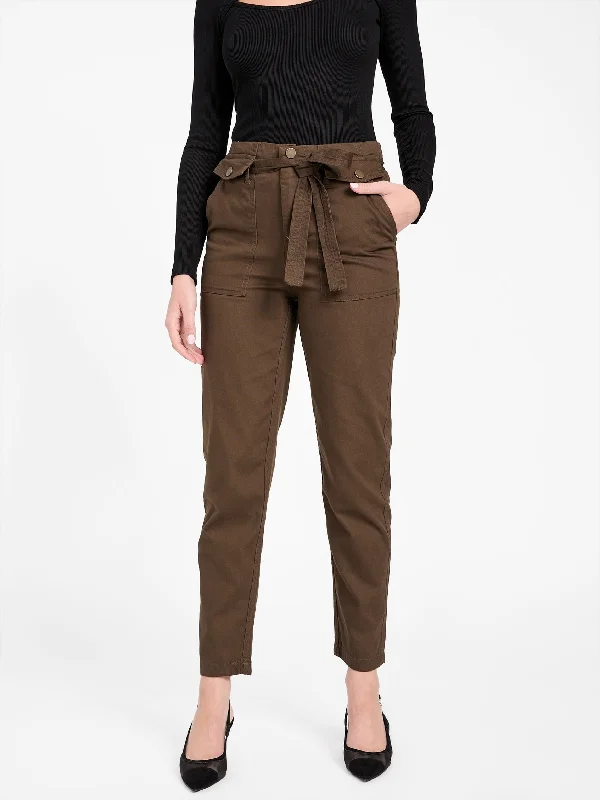 Olinda Twill Pants Trendy Women's Apparel for All Seasons Trendy Women's Apparel for All Seasons